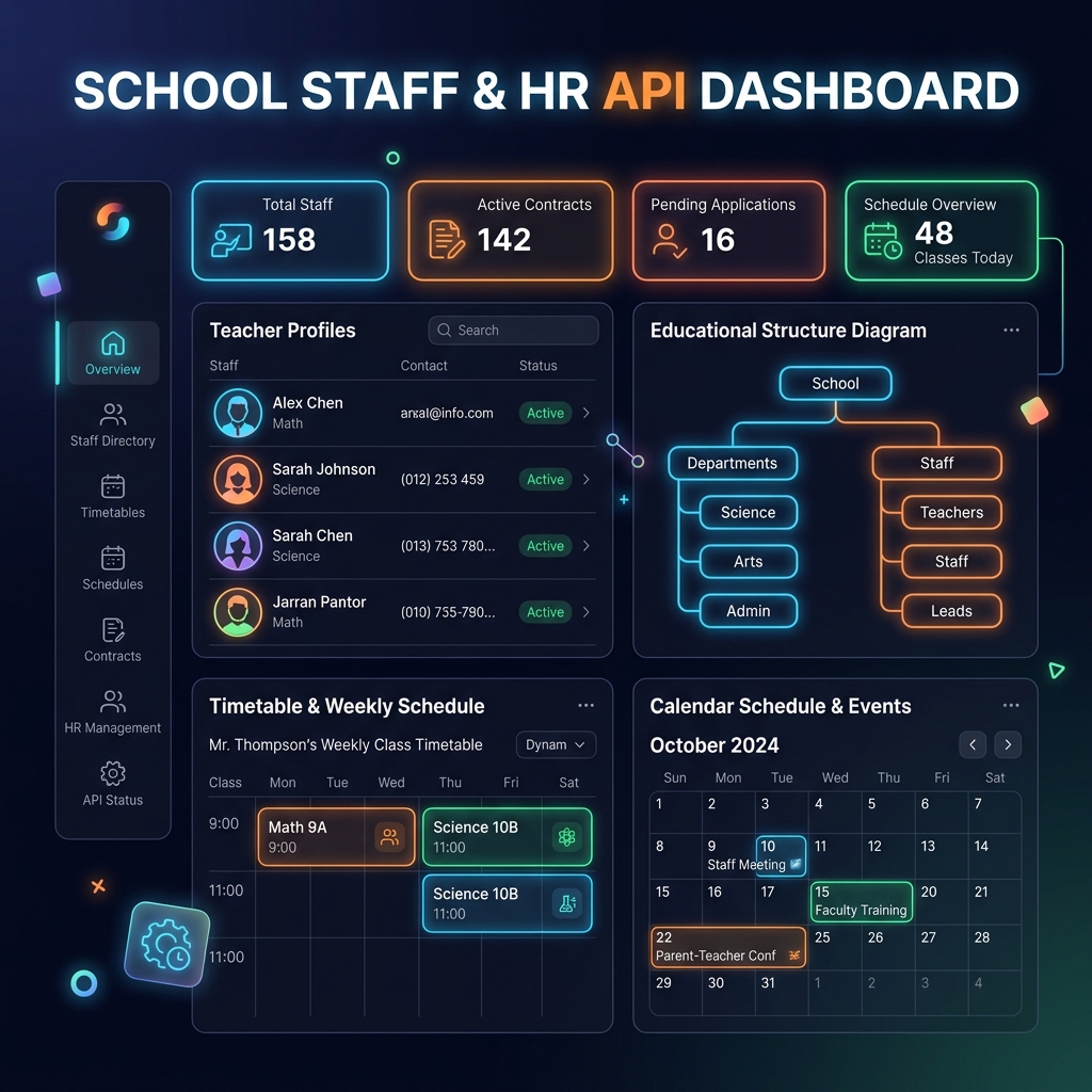 School Staff API Showcase
